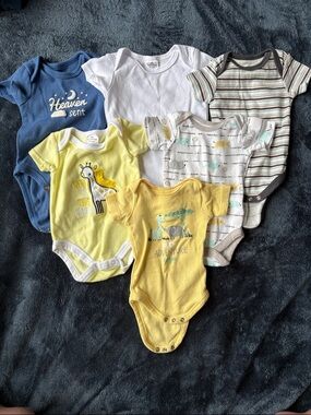 Baby One-Piece Bodysuit Pack 0-3M